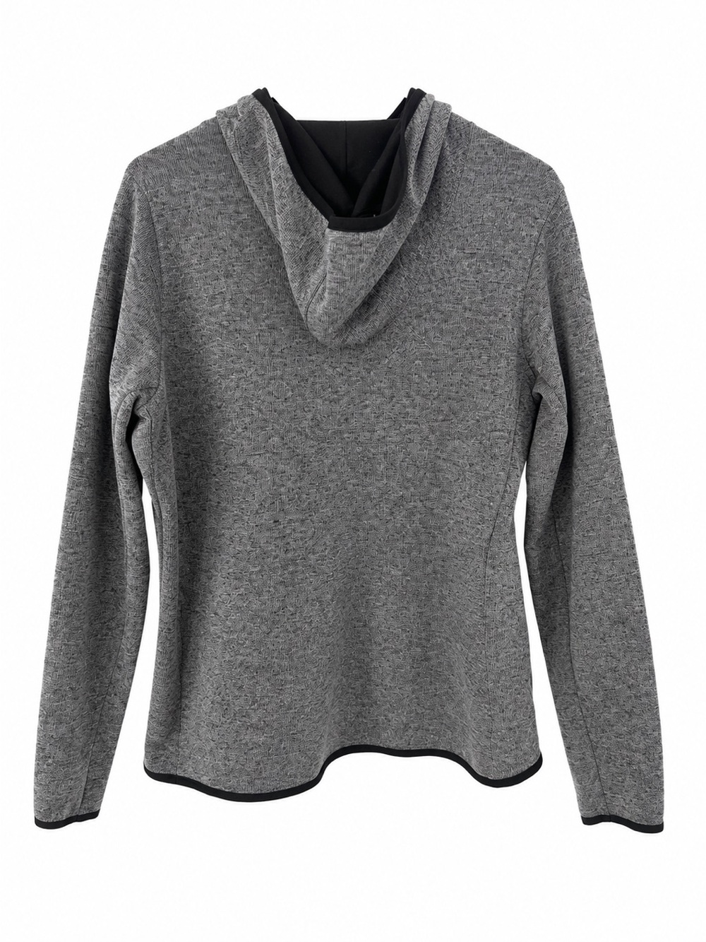 Nike Dri-FIT Hoodie Women’s Large Gray Cowl Neck Thumbhole Pullover Athletic Ath - Picture 2 of 3